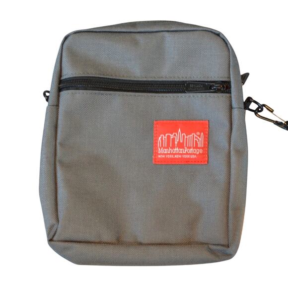 Manhattan Portage Signature "Emblem City Lights" Crossbody Bag in Gray - Picture 6 of 8